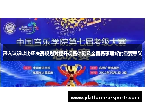 深入认识欧协杯决赛规则对提升观赛体验及全面赛事理解的重要意义