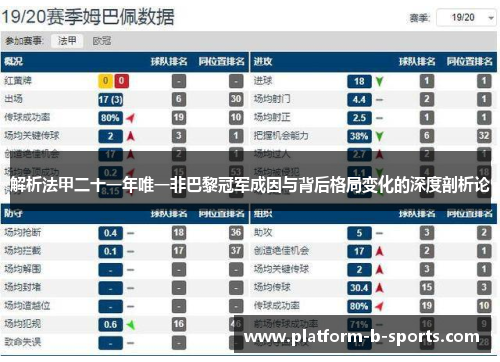 解析法甲二十一年唯一非巴黎冠军成因与背后格局变化的深度剖析论